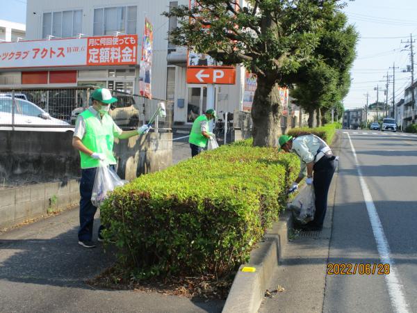 歩道側・車道側に分かれてそれぞれ確認していきます<br>